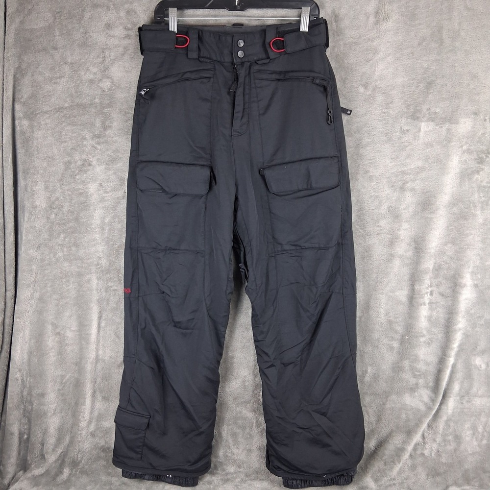 Billabong Pilot Series Barron Mens Small Black Snowboard Ski Cargo Pants